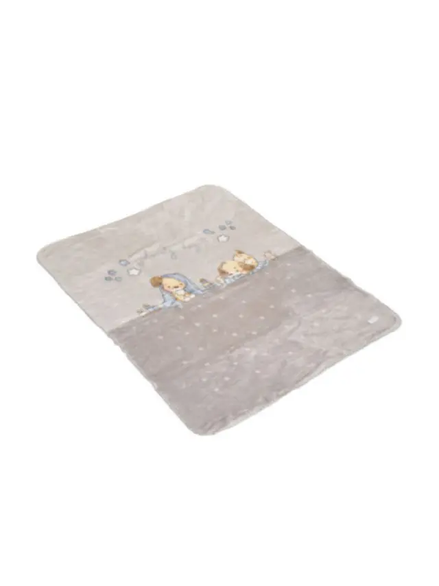 Cangaroo Βρεφική Κουβέρτα 110*140cm Soft Lovely Day Grey 3800146271176