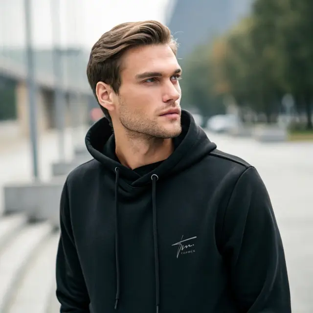 Φούτερ Noshame® Μαύρο με τύπωμα - 3025078 - XXL 2
