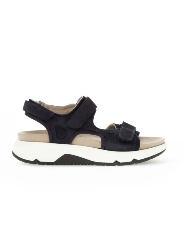Gabor Πέδιλα Γυναικείο δέρμα Nubuck Μπλέ GAB/86889 36-BLUE 3