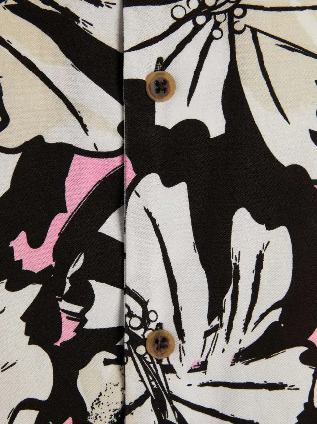 JORCABANA TENCEL AOP SHIRT SS LN Tap Shoe - L 2