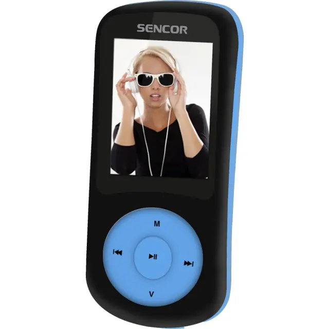 MP3/MP4 Player 8 GB με FM ραδιόφωνο και Έγχρωμη Οθόνη Sencor SFP 5870 BBU