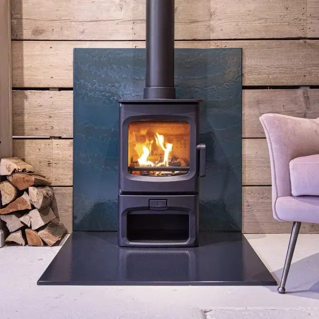 Charnwood Aire 3 Blue Store Stand Σόμπα Ξύλου 2