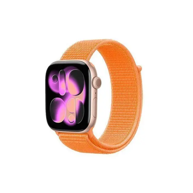 Crong Wrist Band Nylon do Apple Watch 38/40/41/42mm Orange (CRG40NLBTRN)