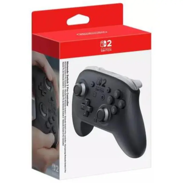 Nintendo Pro Controller Ασύρματο για Switch 2 Μαύρο