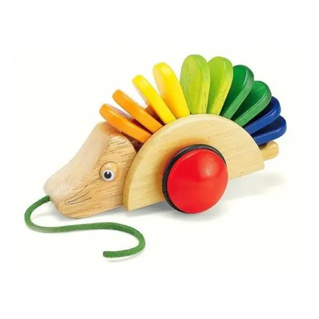 Pin Toys Τρεχαλίτσα Τραβηχτή ΄Σκαντζόχοιρος΄