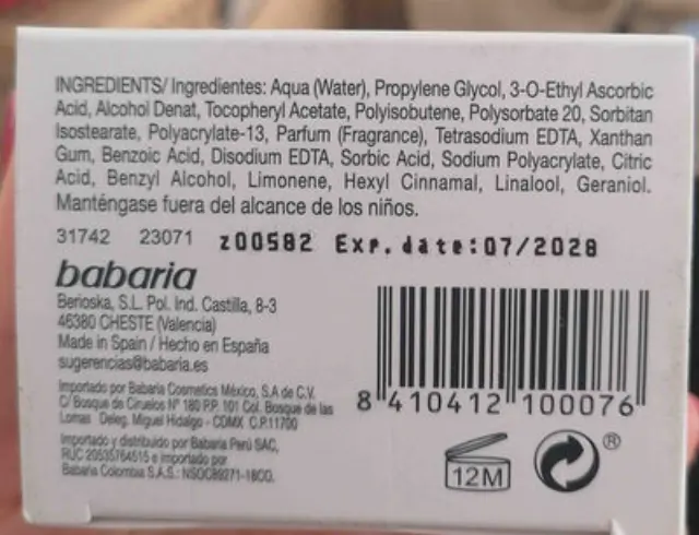 Babaria Vitamin C Αντιγηραντικό Serum Προσώπου με Βιταμίνη C 30ml 2
