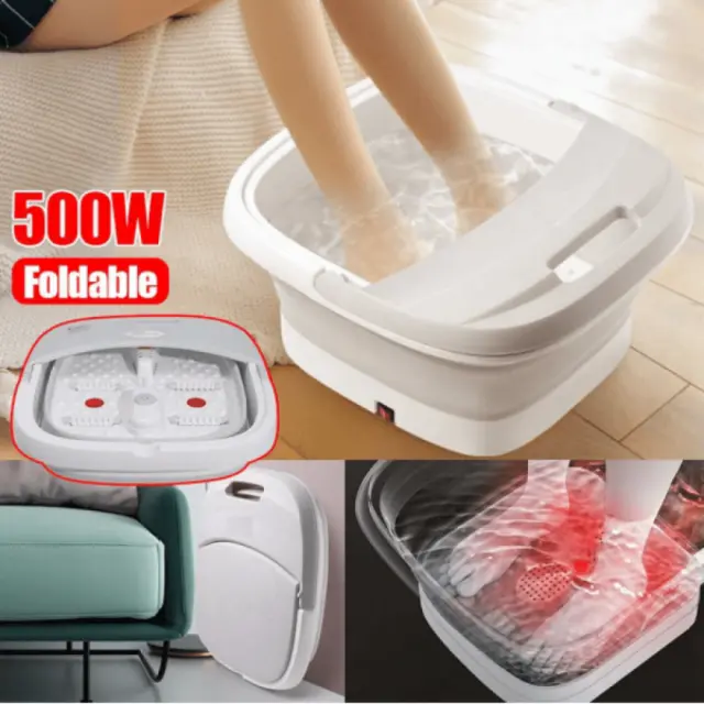 Αναδιπλούμενο ποδόλουτρο υδρομασάζ Folding foot bath SQ-806 Γκρί