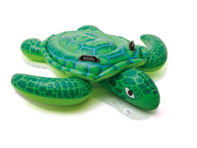 Intex Lil Sea Turtle Ride On Φουσκωτό Μικρό Χελωνάκι Με Δύο Σταθερές Λαβές - 150x127εκ. 3+Χρ.