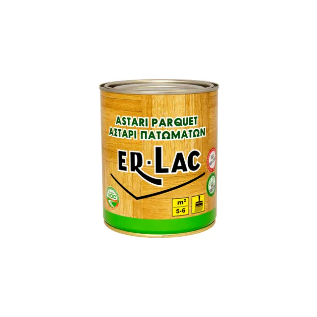 ER LAC Αστάρι Ξύλινων Πατωμάτων Διαλύτου 1 lt