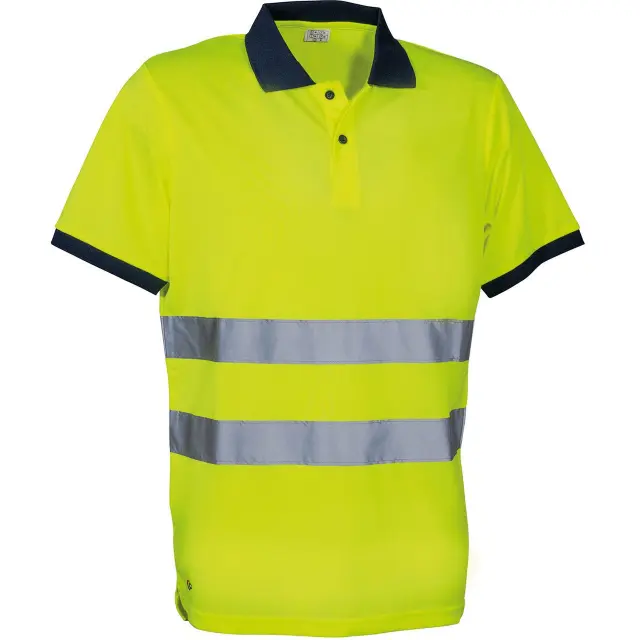 Μπλουζάκι Polo Ανακλαστικό Cofra Kaduna yellow