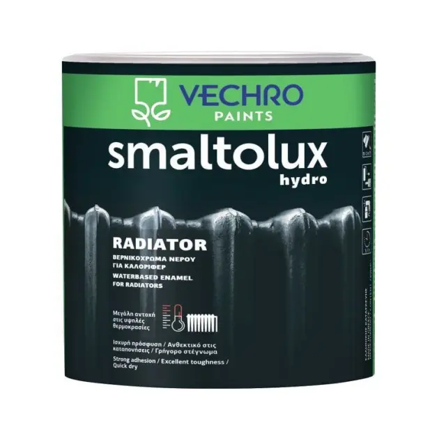 Vechro Smaltolux Hydro Radiator - Βερνικόχρωμα Καλοριφέρ Νερού 750ml Λευκό