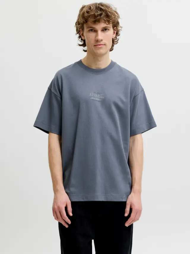 JJEBARRON STUDIO TEE SS O-NECK SN - Turbulence 2