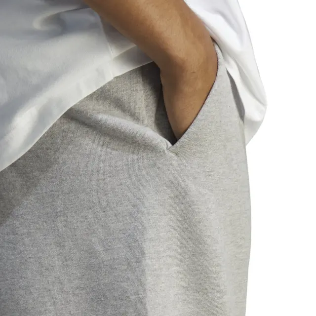 adidas Big Logo French Terry Shorts (IC9403-Grey) - Γκρί - XXL 2