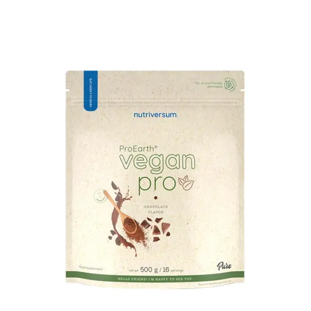 Nutriversum Vegan Pro ProEarth® Protein Powder chocolate, 500-g