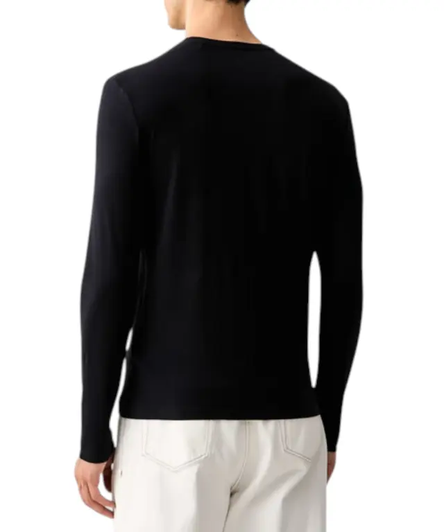 Guess - Ανδρική Μακρυμάνικη Μπλούζα T-Shirt M6YI28K3733-G7V2 Μπλε Σκούρο 2