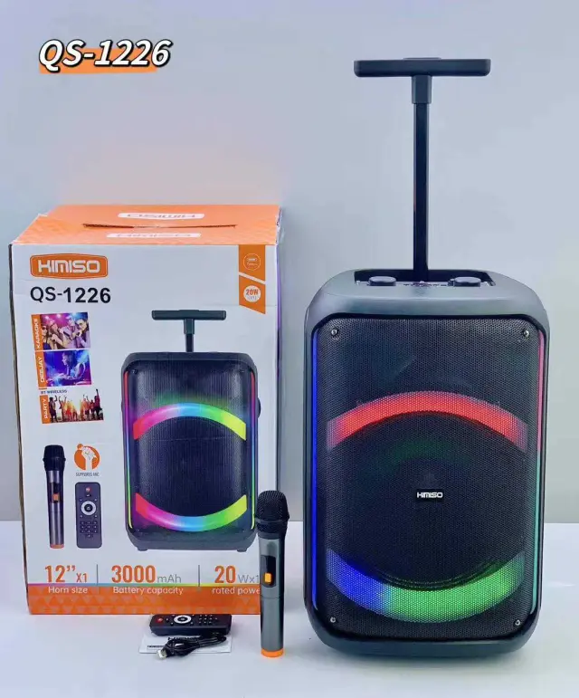 Φορητό ηχείο subwoofer με μικρόφωνο Karaoke - QS-1226 - 260509 2