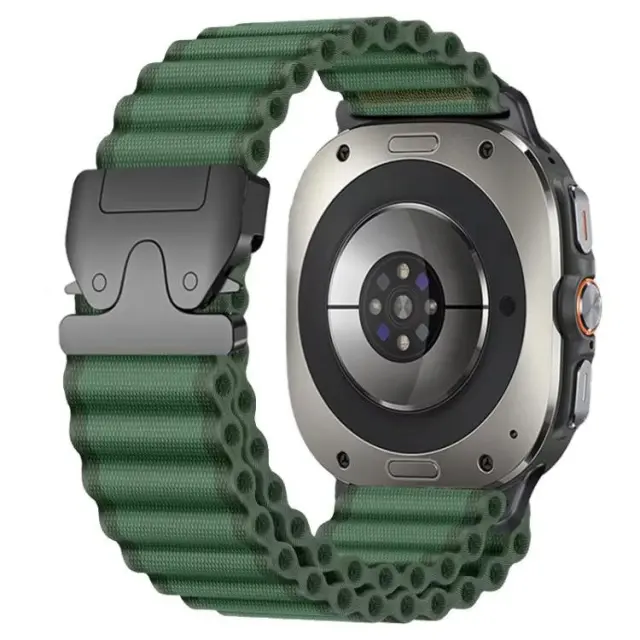 Parachute Buckle Nylon Λουράκι για Galaxy Watch 8/8 Classic-Green OEM