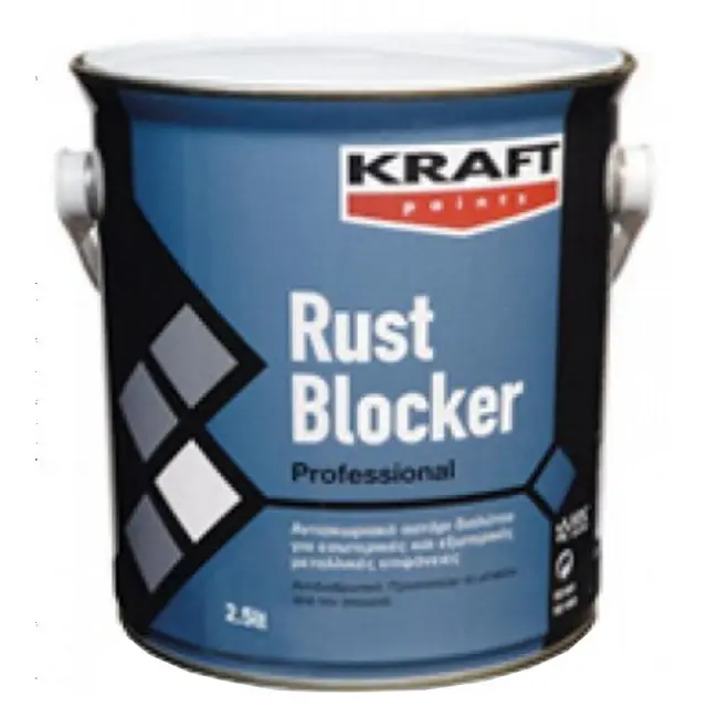 Αντισκωριακό Αστάρι Διαλύτου Kraft Rust Blocker Γκρι 750ml