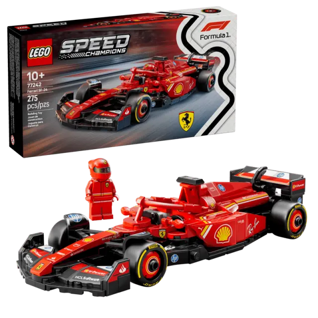 Lego Speed ​​Champions Ferrari Sf-24 F1 Racing Car (77242) (LGO77242) 2