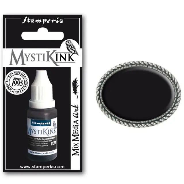 Χρώμα Stamperia Mystik Ink - Black - 18ml