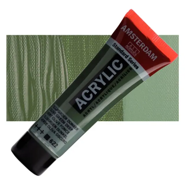 Ακρυλικό Talens Amsterdam 622 Olive Green Deep - 20ml