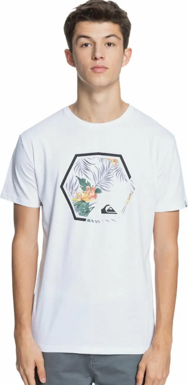 QUIKSILVER FADING OUT SS ΑΝΔΡΙΚΗ ΜΠΛΟΥΖΑ - WBB0 WHITE 3