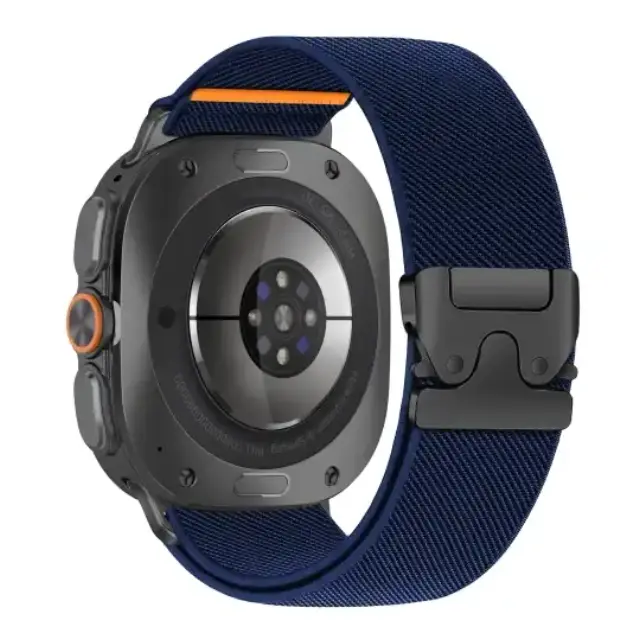 Tech-protect Nylon Clasp Samsung Galaxy Watch Ultra 1 / 2 2024-2026 (47 Mm) Navy Blue 2