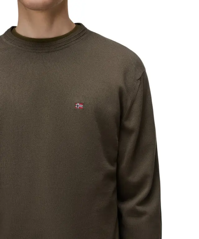 Napapijri - Ανδρικό Πουλόβερ Decatur 2.0 Relaxed Fit NP0A4G5W-G3A Λαδί - 2XL 3