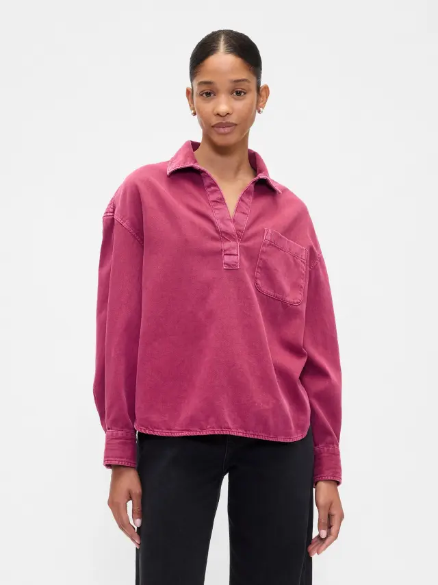 Big Shirt Πουκάμισο beaujolais