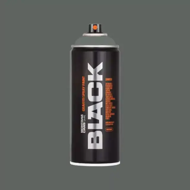 Montana Black Spray Paint 400ml BLK-7070 Rhino