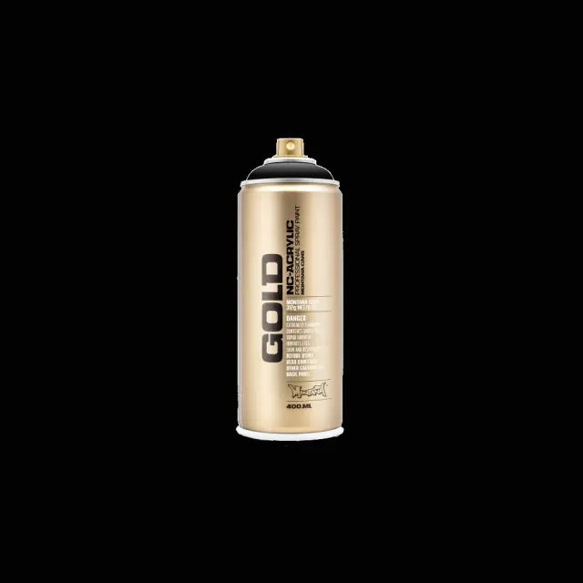 Montana Gold Spray Paint 400ml SHOCK 9000 Black