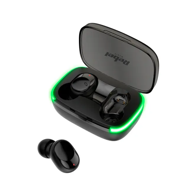 Bluetooth in-ear ακουστικά με θήκη φόρτισης Rebel TWS-Y60 2