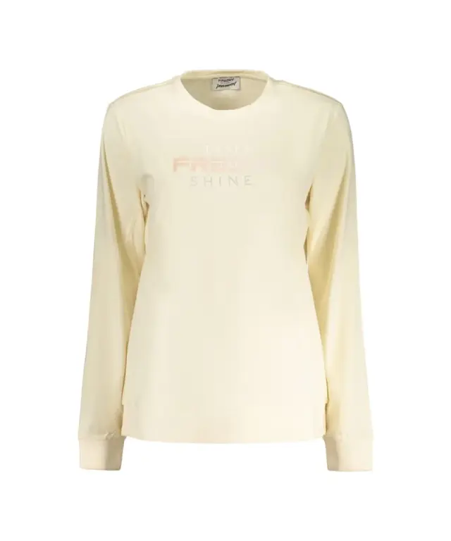Freddy - Γυναικεία Μπλούζα Φούτερ Time Shine Crew Neck S26WCRS5-W33 Μπεζ 3