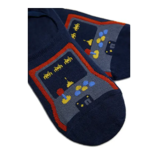 Ysabel Mora Ανδρικές Κάλτσες Σουμπά Sockarats Retro Game, Χρώμα Σκούρο Μπλε - ONESIZE 2