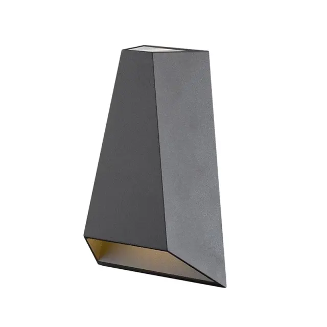 LED COB WALL LUMINAIRE 6W 425LM 30° AND 120° 230VAC 3.000K DARK GREY CRI80 IP54 30.000HRS / LG0187G