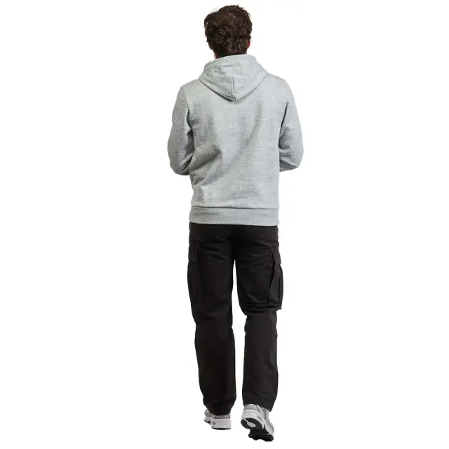 Champion Men's Fleece Script Logo Hoodie Γκρι 221809-EM021 (Champion) 2