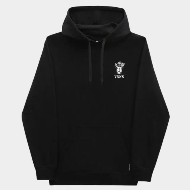 Vans - Ανδρικό Φούτερ Με Κουκούλα Peace Head VN000AEY-BLK Μαύρο - S