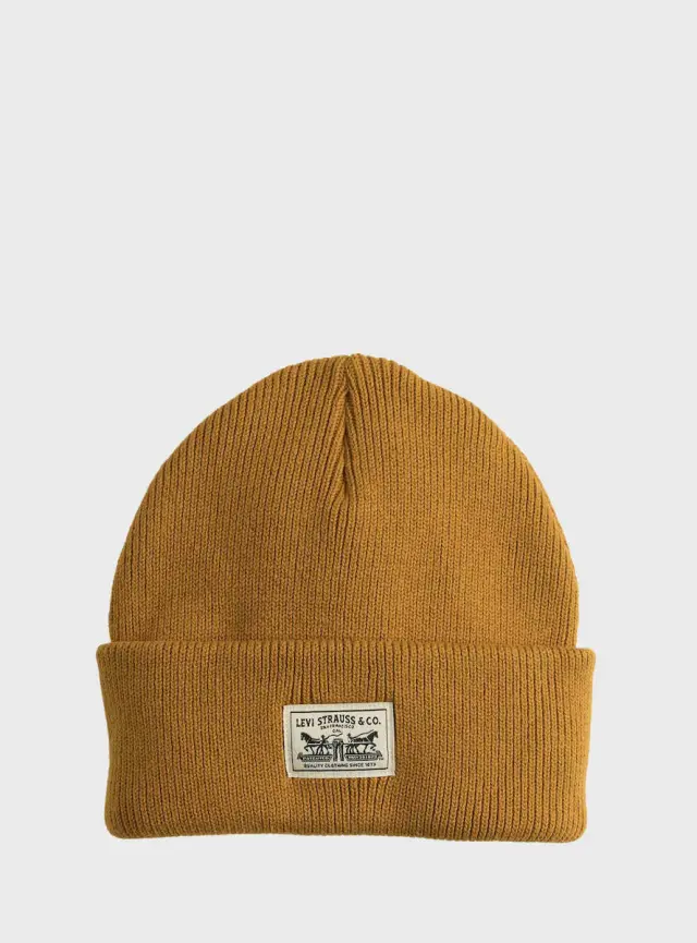 BACKPATCH BEANIE Brown - 1