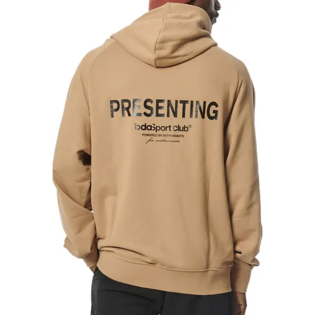Body Action Fleece Pullover Hoodie (063314-01-Brown) - Καφέ 2