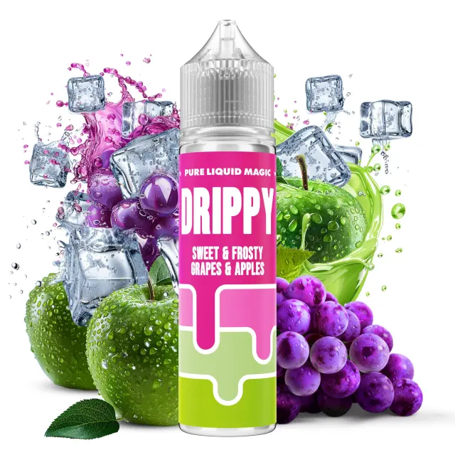 Sweet & Frosty Grapes & Apples 20ml (60ml) - Drippy Flavorshots