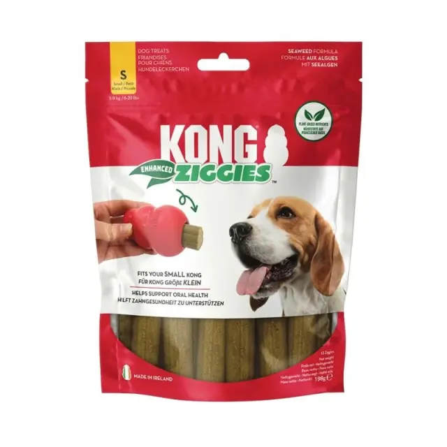 Kong Ziggies Enhanced Λιχουδιές Dental Για Σκύλους 198gr Μονόχρωμο