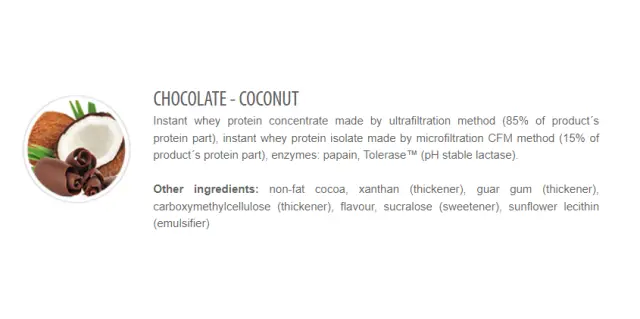 Extrifit High Whey 80 chocolate-coconut, 2270-g 3