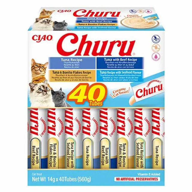 CHURU - Tuna Varieties 40St - 7985160 - Pet Supplies