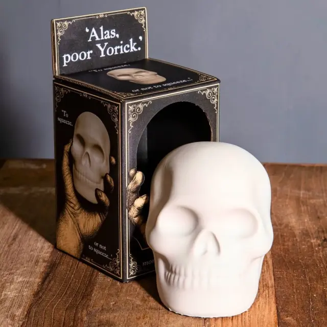 Boxer Gifts Squishy Stress Toy: Skull