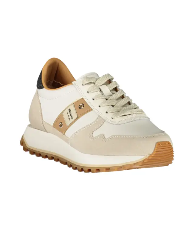 Blauer - Ανδρικά Sneakers S6MILLEN03SUP-CREBLK Μπεζ/Λευκό 2