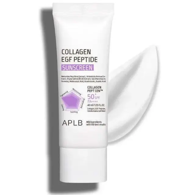 APLB Collagen EGF Peptide Sunscreen SPF50+ PA++++ Αντηλιακή Κρέμα με Αντιγηραντική Δράση 40ml