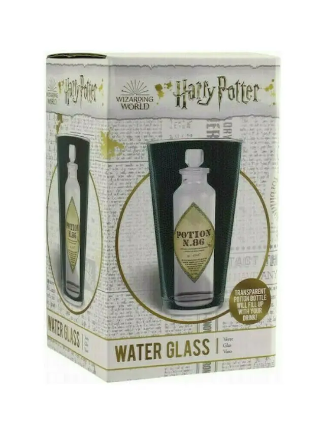 Paladone Harry Potter Ποτήρι Νερού Γυάλινο Διάφανο (PP8372HP) 3