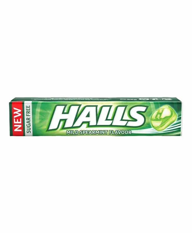 Halls Καραμέλα Δυόσμος Χωρίς Ζάχαρη 32gr 1 τμχ