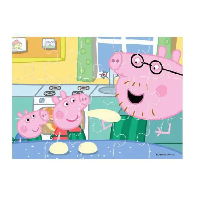 Luna Puzzle 4 σε 1 12/15/20/24 τεμ. Peppa Pig (000482782) 3
