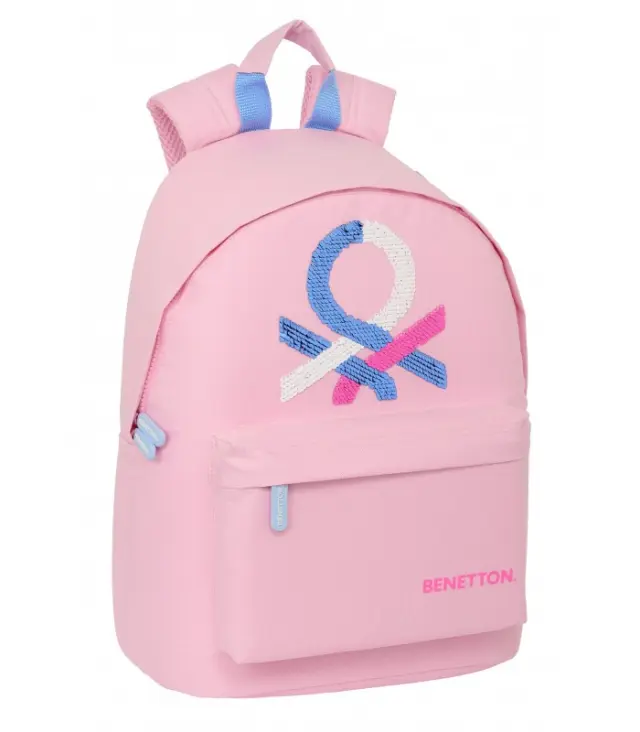 Σακίδιο πλάτης Pink (31x41x16) Benetton